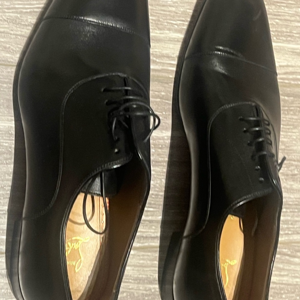 Christian Louboutin Black Leather greggo size 42.5